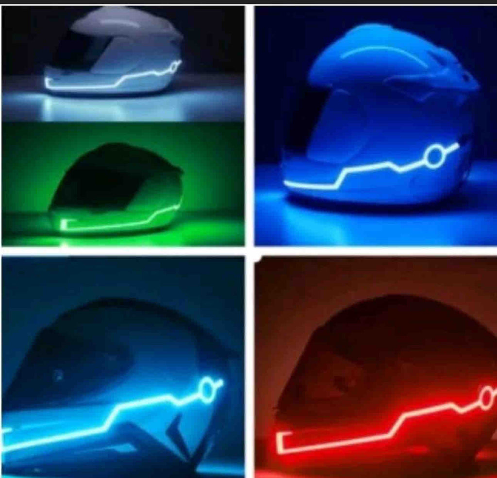 Luz LED para Cascos de Motos o Bicicleta