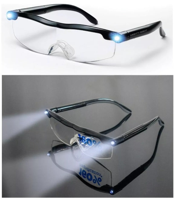 Gafas De Lectura Con Lupa Y Luz Led