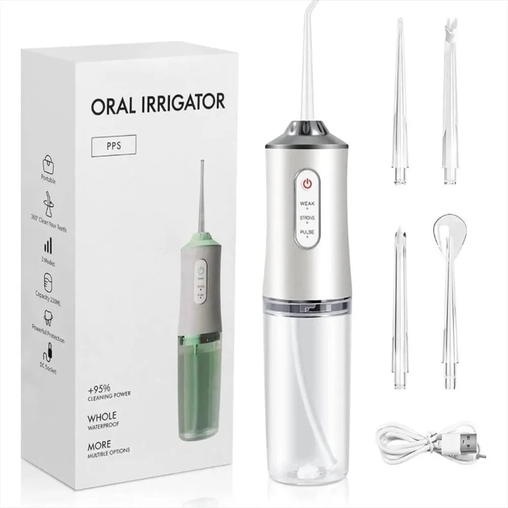 IRRIGADOR ORAL PORTATIL RECARGABLE